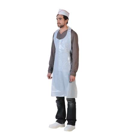 Image de TABLIER DE PROTECTION PE 25µ (70x120cm) S/100