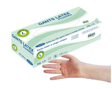 Image de GANT LATEX 8-9 LARGE B/100