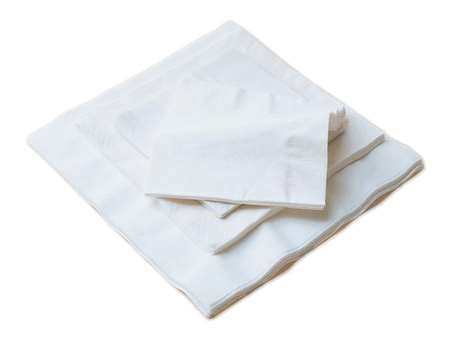 Image de SERVIETTE OUATE 30x30 BLANC 2EP S/200