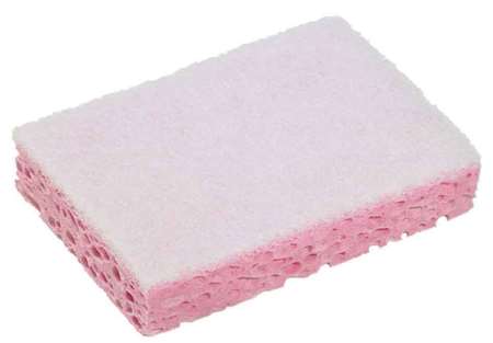 Image de EPONGE DOUBLE FACES BLANC/ROSE S/10