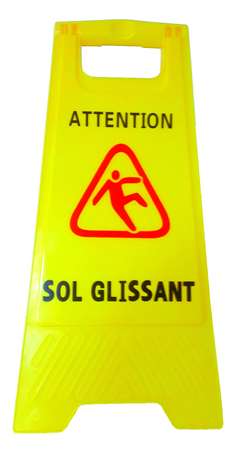 PANNEAU DE SIGNALISATION 'SOL GLISSANT' ( H 57)