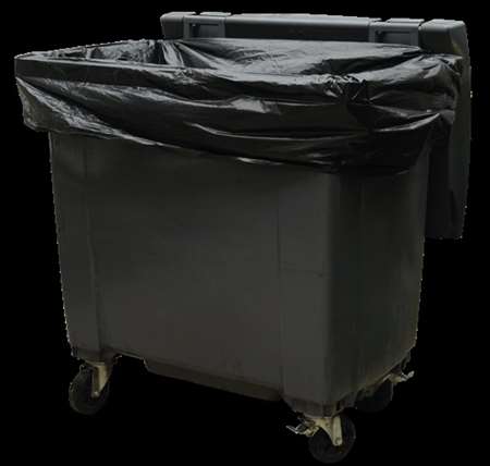 Image de HOUSSE NOIRE 500L POLYTENE 35µ Paquet/10