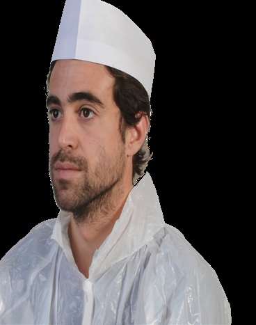 Image de CALOT REGLABLE PAPIER BLANC Ref PLR-05 B/100