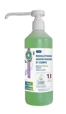 Image de RESOLUTIONS SAVON MAINS ET CORPS 500 ML