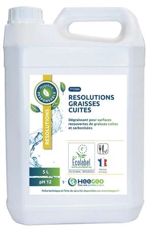 Image de RESOLUTIONS DEGRAISSANT GRAISSES CUITES - CARTON 2X5 L