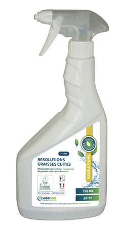 Image de RESOLUTIONS DEGRAISSANT GRAISSES CUITES ECOLABEL - 750 ML