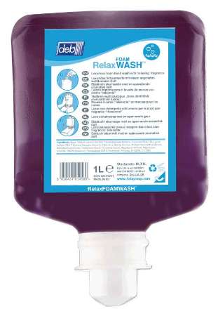 DEB RELAX FOAM WASH - C/6 Recharges 1 L