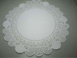 Image de DENTELLE RONDE BLANCHE DIAM. 12 cm C/250