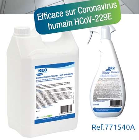 Image de KEO DETARTRANT DESINFECTANT SANITAIRE 750 ML