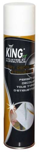 Image de DECOLLE ETIQUETTE Aérosol 300 ml KING