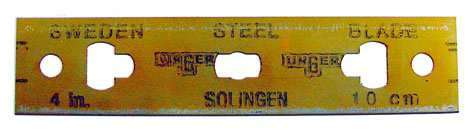 Image de ETUI 25 LAMES 10 cm TR100  POUR GRATTOIRS VITRES UNGER