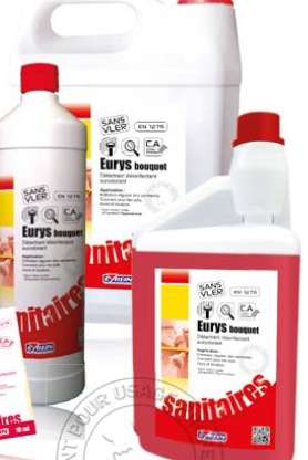 EURYS PAMPLEMOUSE Détartrant bactéricide surodorant Fl/1L