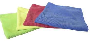 Image de LAVETTE PRESTA + MICROFIBRES JAUNE 300g - S/5