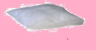 Image de TAIE D'OREILLER AVEC RABAT NON TISSE BLANC 25g/M² 60X60 CM