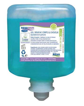 Image de GEL DOUCHE CORPS & CHEVEUX 1L