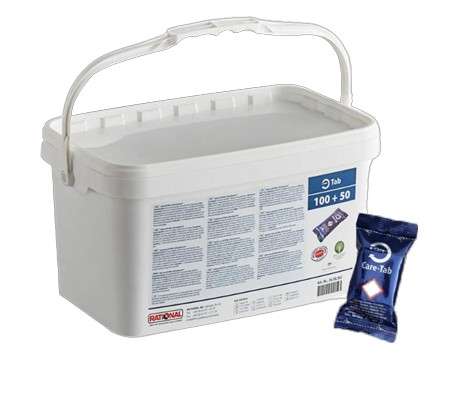 Image de PASTILLES TABS BLEU RATIONAL/FRIMA RINCAGE DETARTRAGE C/150