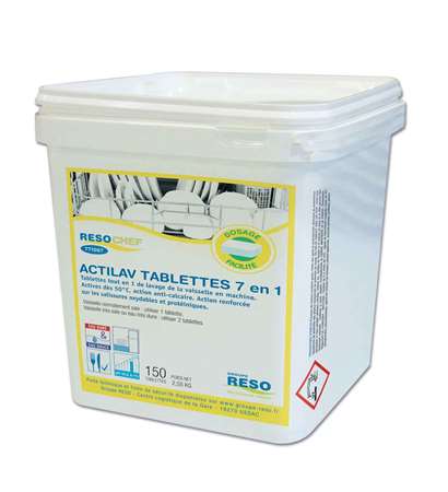 Image de ACTILAV TABLETTES 7 EN 1 - SEAU 150X17G
