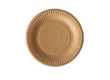 Image de ASSIETTE CARTON RONDE KRAFT Ø150MM C/2000