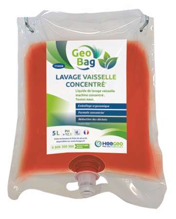 Image de GEOBAG LAVAGE VAISSELLE CONCENTRE POCHE 2x5L ECOLABEL