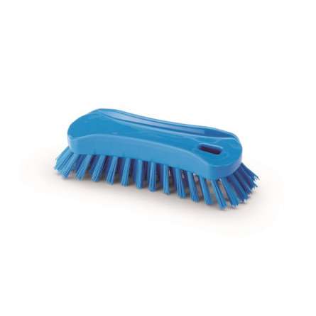 Image de BROSSE ERGONOMIQUE FIBRE MOYEN BLEU - IGEAX