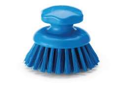 Image de BROSSE RONDE FIBRE MOYENNE BLEU - IGEAX