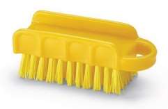 Image de BROSSE RECTANGULAIRE FIBRE MOYEN JAUNE - IGEAX