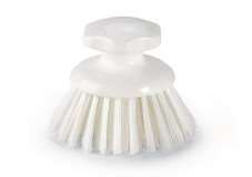 Image de BROSSE RONDE FIBRE DUR BLANC - IGEAX